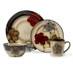 Painted Poppies 32 Piece Dinnerware Set, Service For 8 21 Painted Poppies 32 Piece Dinnerware Set, Service For 8 -Home Tableware painted poppies dinnerware set 5111340 1 bc78efe8 8680 4c42 a092 51646290509a