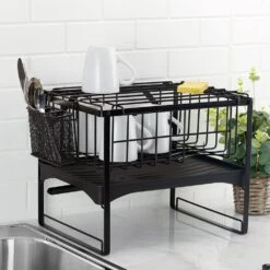 Home Tableware -Home Tableware pisa 2 tier dish rack 5304485 2