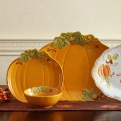 Plymouth Pumpkin Fruit Bowl -Home Tableware plymouth pumpkin fruit bowl 5236063 3
