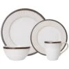 Promenade Column 16 Piece Dinnerware Set, Service For 4 -Home Tableware promenade column 16 piece dinnerware set service for 4 5217020 1