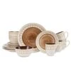 Remi Beige 16 Piece Dinnerware Set, Service For 4 -Home Tableware remi beige 16 piece dinnerware set service for 4 5275470 1