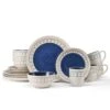Remi Blue 16 Piece Dinnerware Set, Service For 4 -Home Tableware remi blue 16 piece dinnerware set service for 4 5275473 1