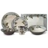 Rustic Leaves Service For 8 With Serveware -Home Tableware rustic leaves service for 8 with serveware K61975499 1