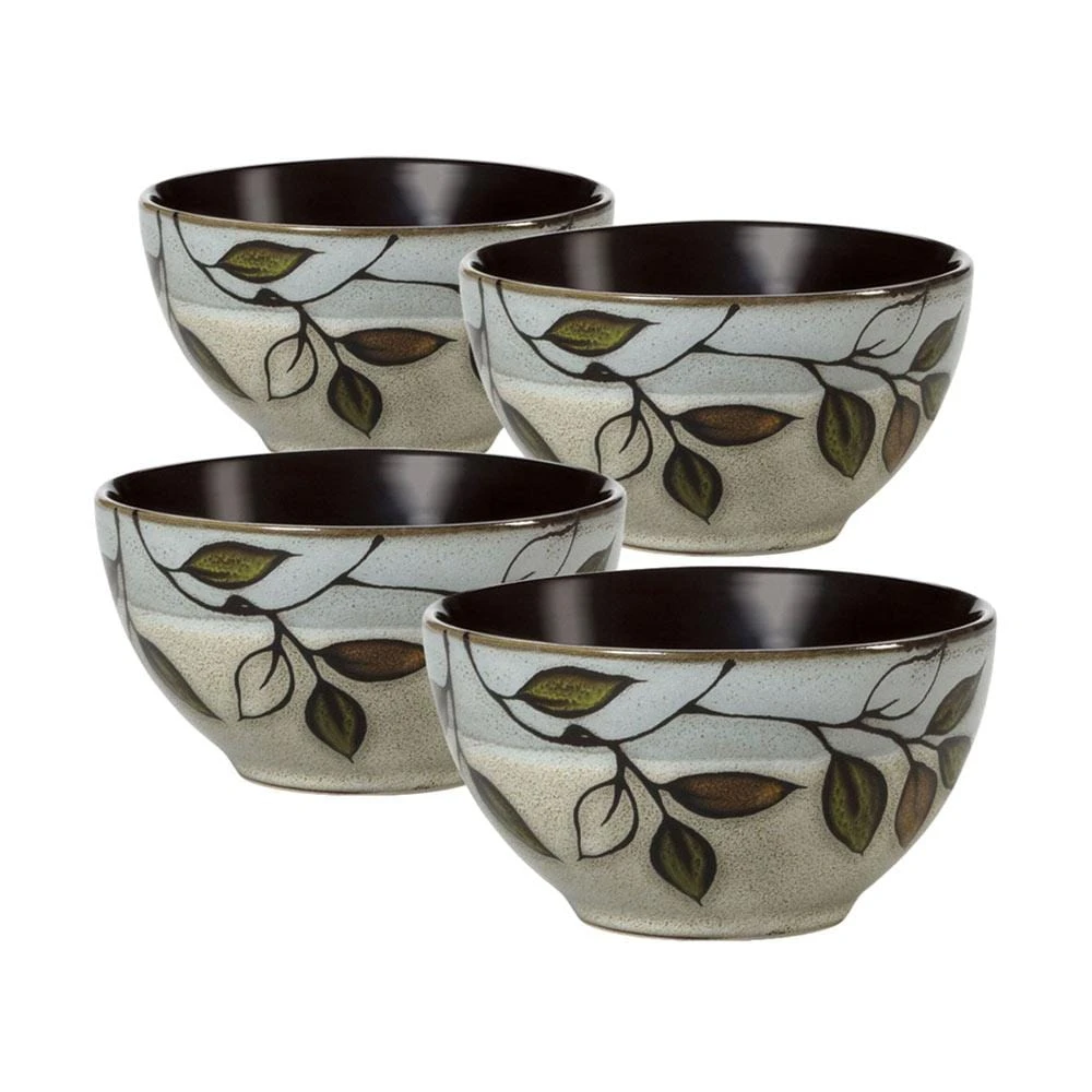 Rustic Leaves Set Of 4 Fruit Bowls 3 Rustic Leaves Set Of 4 Fruit Bowls