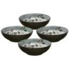 Rustic Leaves Set Of 4 Individual Pasta Bowls -Home Tableware rustic leaves set of 4 individual pasta bowls K45190391 1