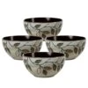 Rustic Leaves Set Of 4 Soup Cereal Bowls 2 Rustic Leaves Set Of 4 Soup Cereal Bowls -Home Tableware rustic leaves set of 4 soup cereal bowls K45233037 1