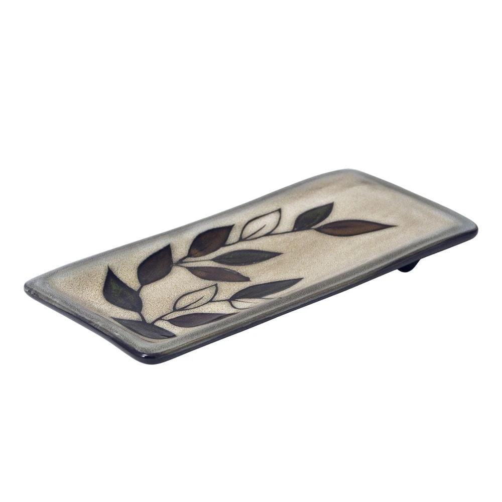 Rustic Leaves Spoon Rest 3 Rustic Leaves Spoon Rest