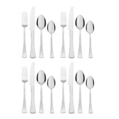 Scott Living Faye 16 Piece Flatware Set, Service For 4 -Home Tableware scott living faye 16 piece flatware set service for 4 5293623 6