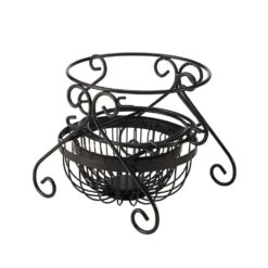 Scroll Set Of 3 Fruit Storage Baskets -Home Tableware scroll set of 3 fruit storage baskets 5282035 5