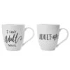 Sentiment Mugs Set Of 2 Adult Mugs -Home Tableware sentiment mugs set of 2 adult mugs 5245486 1