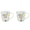 Sentiment Mugs Set Of 2 Donut Mugs -Home Tableware sentiment mugs set of 2 donut mugs 5245487 1