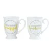 Sentiment Mugs Set Of 2 Good Morning Mugs