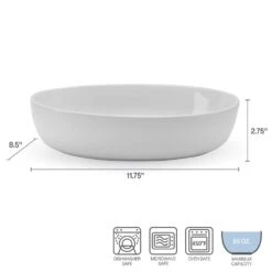 Burrito Large Oval Serve Bowl -Home Tableware serve size white burrito bowl 5290216 5