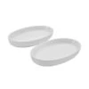 Burrito Set Of 2 Oval Serve Bowls 1 Burrito Set Of 2 Oval Serve Bowls -Home Tableware set of 2 appetizer size white burrito bowls 5290210 1