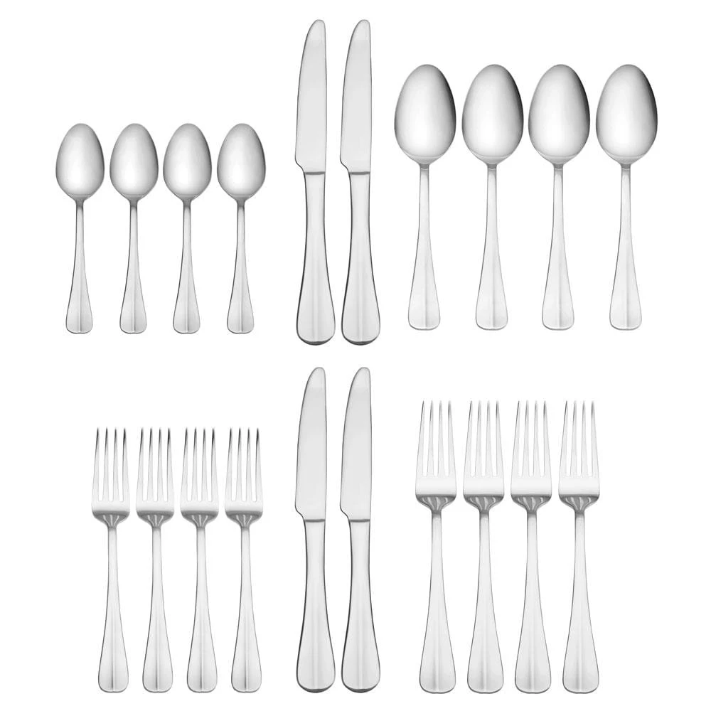 Simplicity 20 Piece Flatware Set, Service For 4 5 Simplicity 20 Piece Flatware Set, Service For 4 - Image 3
