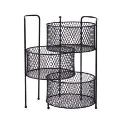 Soto Countertop 3 Tier Storage Organizer, 14 Inch -Home Tableware soto 3 tier basket organizer stand 5287004 3