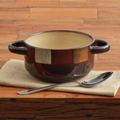 Taos Double Handled Soup Bowl -Home Tableware taos double handled soup bowl 5211366 2