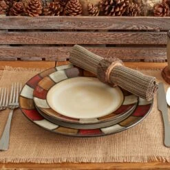 Taos Set Of 4 Dinner Plates -Home Tableware taos set of 4 dinner plates K45070476 3