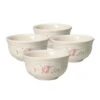 Tea Rose Set Of 4 Dessert Bowls -Home Tableware tea rose set of 4 dessert bowls K42519190 1