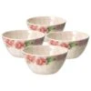 Tea Rose Set Of 4 Outdoor Melamine Cereal Bowls 1 Tea Rose Set Of 4 Outdoor Melamine Cereal Bowls -Home Tableware tea rose set of 4 melamine cereal bowls K45214184 1