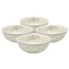 Tea Rose Set Of 4 Soup Cereal Bowls -Home Tableware tea rose set of 4 soup cereal bowls K42510990 1