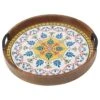 Tile Design Lazy Susan Serve Tray -Home Tableware tile design lazy susan serve tray 5266465 1