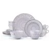 Trellis Lodge White 16 Piece Dinnerware Set, Service For 4 2 Trellis Lodge White 16 Piece Dinnerware Set, Service For 4 -Home Tableware trellis lodge white 16 piece dinnerware set service for 4 5291367 1