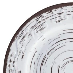 Trellis White 12 Piece Outdoor Melamine Dinnerware Set, Service For 4 -Home Tableware trellis white 12 piece melamine dinnerware set service for 4 5302581 4