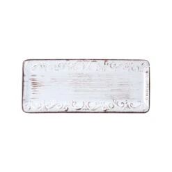 Trellis White Set Of 2 Platters -Home Tableware trellis white set of 2 platters 5294326 6