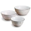 Trellis White Set Of 3 Serving Bowls -Home Tableware trellis white set of 3 serving bowls 5297420 1