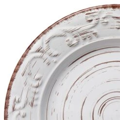 Trellis White Set Of 4 Dinner Plates -Home Tableware trellis white set of 4 dinner plates K45207536 3