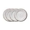 Trellis White Set Of 4 Salad Plates -Home Tableware trellis white set of 4 salad plates K45207540 1