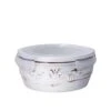 Trellis White Storage Bowl With Lid -Home Tableware trellis white storage bowl with lid 5287937 1