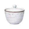 Trellis White Sugar Bowl With Lid -Home Tableware trellis white sugar bowl with lid 5244744 1