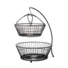 Tully 2 Tier Fruit Storage Basket With Banana Hook -Home Tableware tully 2 tier fruit storage basket with banana hook 5286218 1