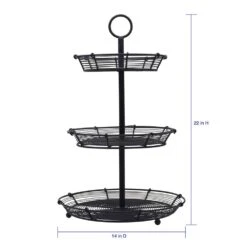 Tulsa Adjustable 3 Tier Serving Stand -Home Tableware tulsa adjustable 3 tier serving stand 5282085 6