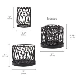 Twist Loop Rotating 2 Tier Utensil Holder -Home Tableware twist loop rotating 2 tier utensil holder 5289429 8