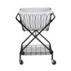 Verona Laundry Cart With Removable Basket -Home Tableware verona laundry cart with removable basket black 5273959 1 8667be0a b68e 49a8 8bc7 b4eb0dd17ea9