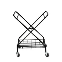 Verona Laundry Cart With Removable Basket -Home Tableware verona laundry cart with removable basket black 5273959 3 35ed7303 d337 4cae 8ce2 dba5aa1cf4c2