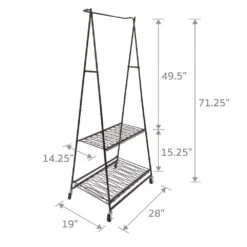 Verona Laundry Rack With 2 Shelves 11 Verona Laundry Rack With 2 Shelves -Home Tableware verona laundry rack with 2 shelves 5277037 5