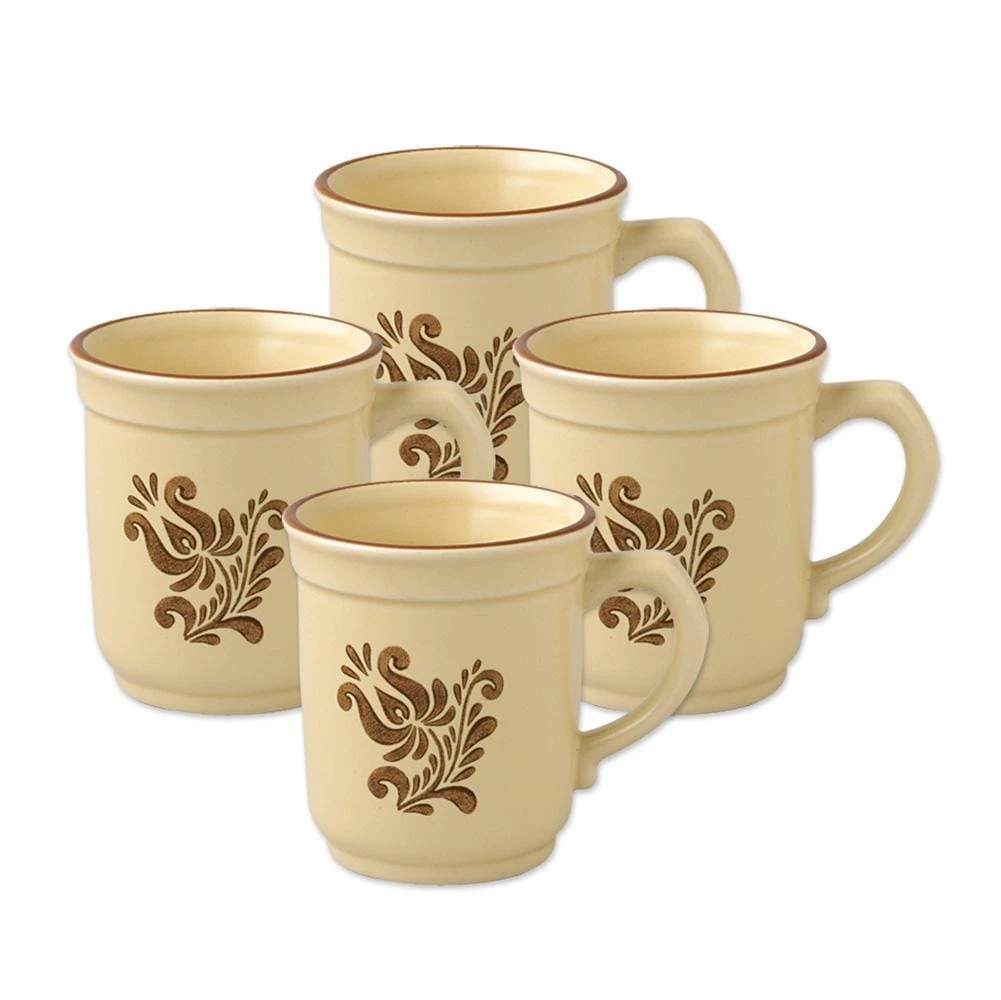 Village Set Of 4 Mugs 3 Village Set Of 4 Mugs