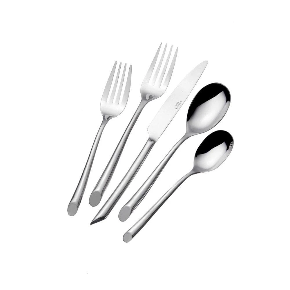 Wave Forged 42 Piece Flatware Set, Service For 8 3 Wave Forged 42 Piece Flatware Set, Service For 8