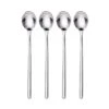 Wave Set Of 4 Beverage Spoons -Home Tableware wave set of 4 beverage spoons 5077784 1