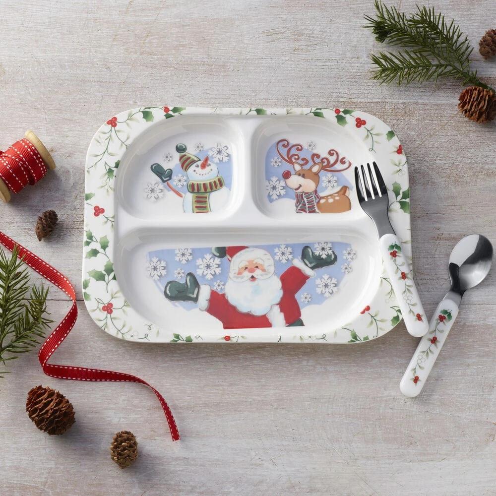 Winterberry® 3 Piece Jolly Santa Childrens Set 4 Winterberry® 3 Piece Jolly Santa Childrens Set - Image 2