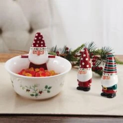 Winterberry® Gnome Bowl And Salt And Pepper Set -Home Tableware winterberry gnome bowl and salt and pepper set 5286501 3