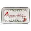 Winterberry® Happy Holidays Rectangular Tray 2 Winterberry® Happy Holidays Rectangular Tray -Home Tableware winterberry happy holidays rectangular tray 5269080 1