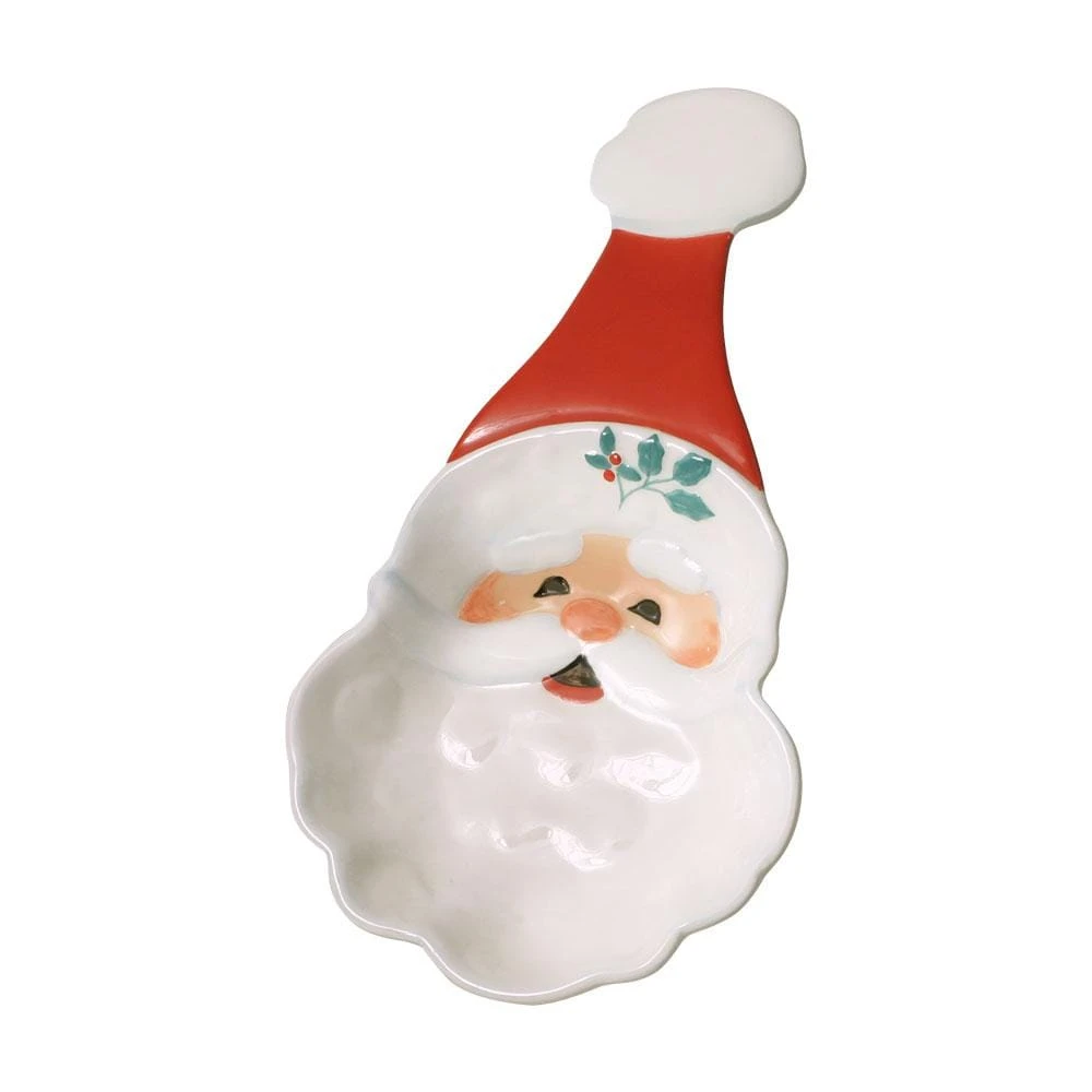 Winterberry® Jolly Santa Spoon Rest 3 Winterberry® Jolly Santa Spoon Rest