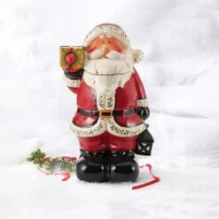 Winterberry® Oversized Santa With LED Cookie Jar, 20 Inch -Home Tableware winterberry santa with led cookie jar 20 inch 5285698 3