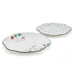 Winterberry® Set Of 2 Holly Serving Platters -Home Tableware winterberry set of 2 holly serving platters 5295772 7