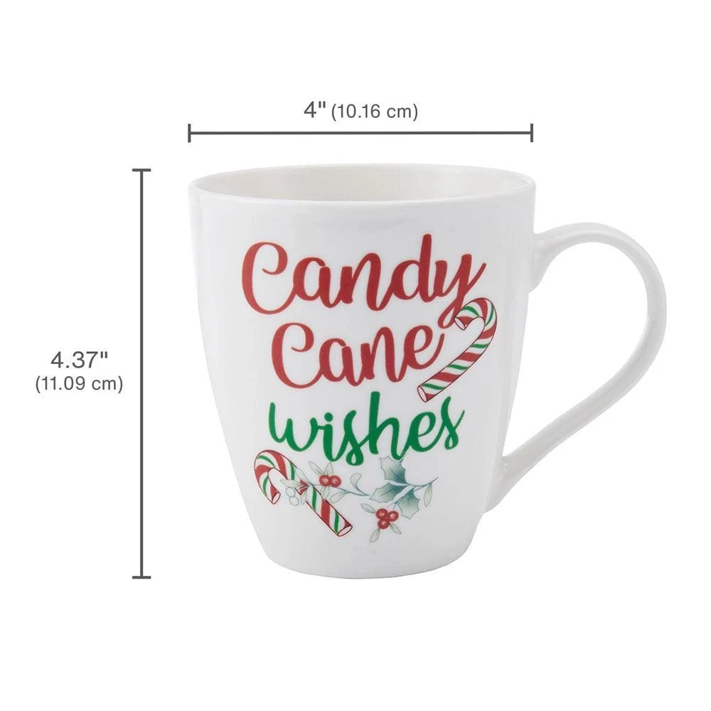 Winterberry® Set Of 6 Sentiment Mugs 7 Winterberry® Set Of 6 Sentiment Mugs - Image 5